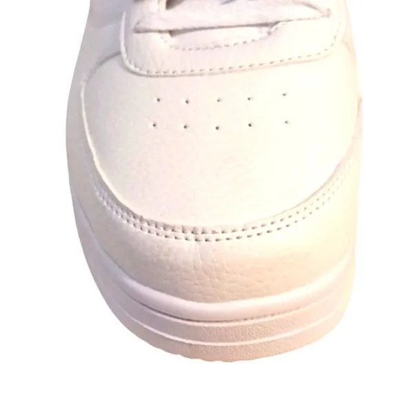 FILA A-Line WHITE Low Tops Sneakers Men's Sz 12 Gym Shoes Lace Embroidered Logo