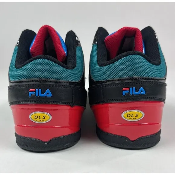 Fila Change The Game Mens 11 Black Red Yellow Basketball Shoes 1BM02019-669 New