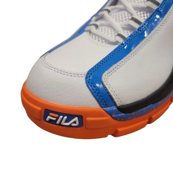 FILA Grant Hill 2 Basketball Shoes White Blue Orange 1BM01789 Men’s Size's