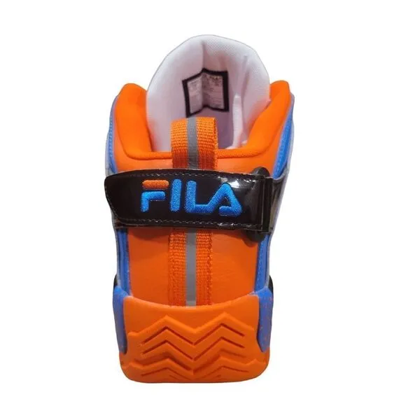 FILA Grant Hill 2 Basketball Shoes White Blue Orange 1BM01789 Men’s Size's