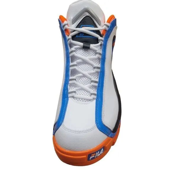 FILA Grant Hill 2 Basketball Shoes White Blue Orange 1BM01789 Men’s Size's