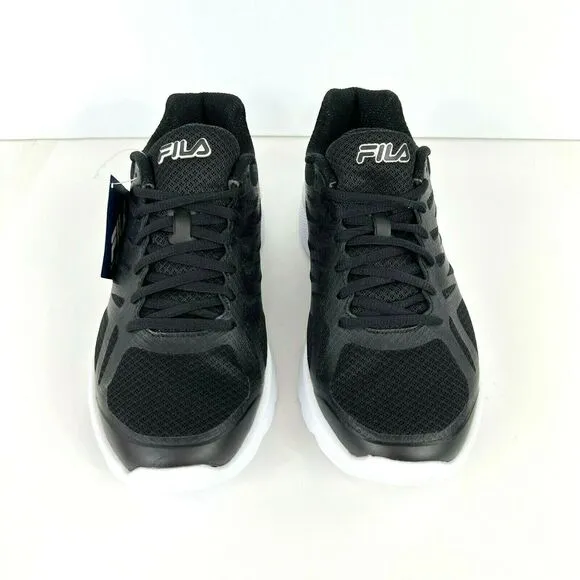 Fila USA Men Memory Panorama 6 Running Shoes Sneakers Sz 10.5 M Black New in Box