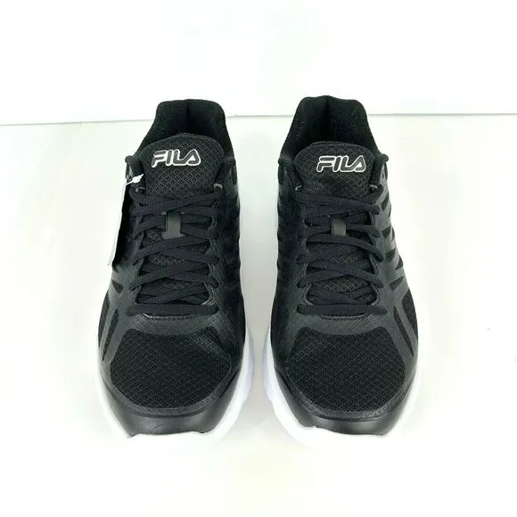 Fila USA Men Memory Panorama 6 Running Shoes Sneakers Sz 10.5 M Black New in Box