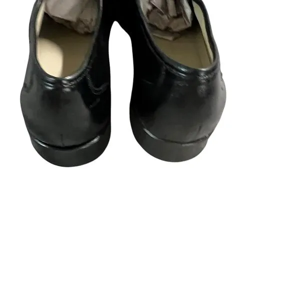 Florsheim Como Moc Toe Bit Slip-On Loafer Black Leather Men's Size 9