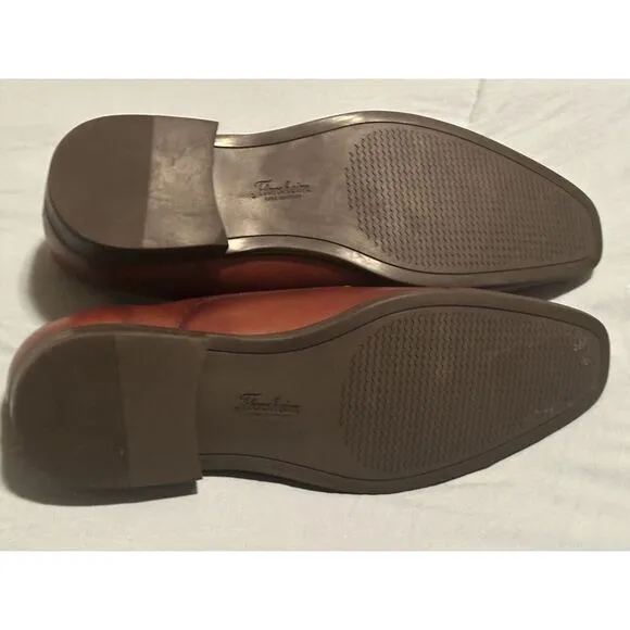 Florsheim Men's Cognac Brown Leather Jackson Cap Toe Oxford Shoes Size 12M‎