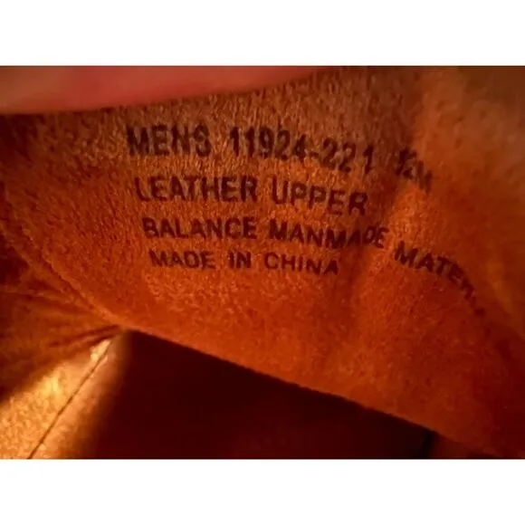 Florsheim Men's Cognac Brown Leather Jackson Cap Toe Oxford Shoes Size 12M‎