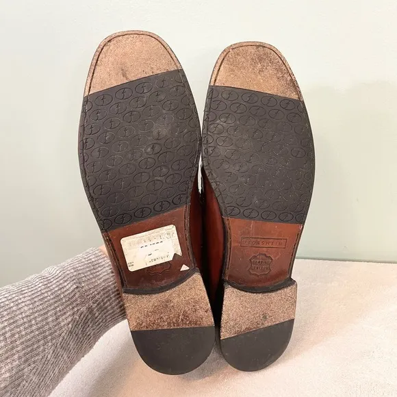 Florsheim Pisa Cognac Men's Brown Leather Tassel Loafers Shoes Size 11