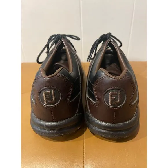 Foot Joy Men’s Brown‎ and Black Lace Up Golf Shoes Athletic Sneakers Size 9.5