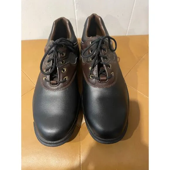 Foot Joy Men’s Brown‎ and Black Lace Up Golf Shoes Athletic Sneakers Size 9.5