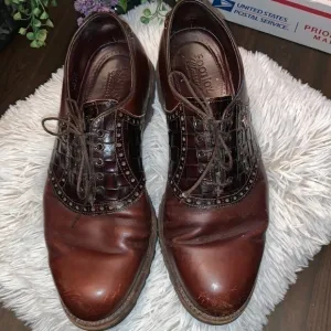 FOOTJOY CLASSICS VINTAGE SPECTATOR LEATHER JO MENS SIZE 11 1/2D