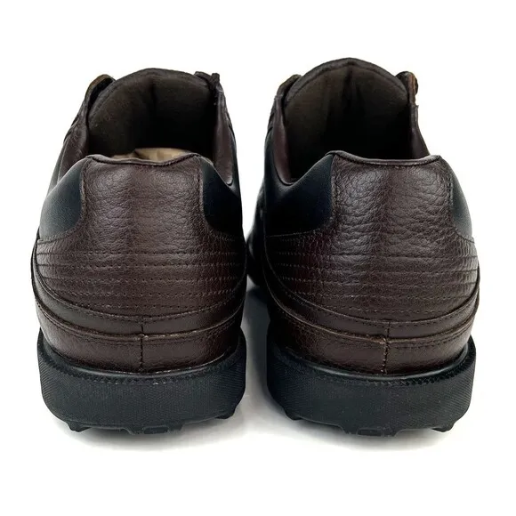 FootJoy eComfort Mens Size 11 Brown Black Leather Golf Shoes 57714