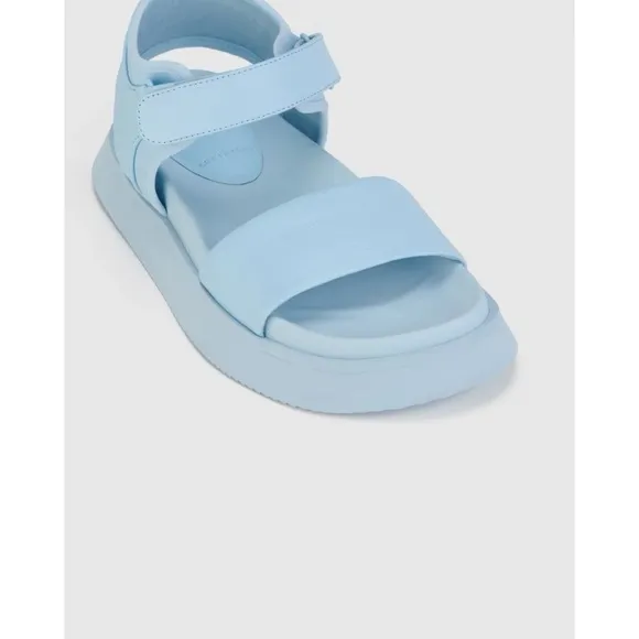 Free People x Rollie Ace Sport Platform Sandals Pastel Blue