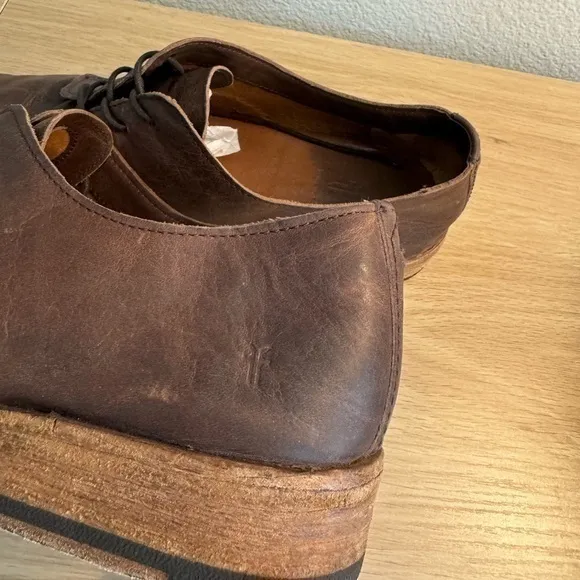 Frye Holden Brown Leather Oxford Dress‎ Shoes Size 11