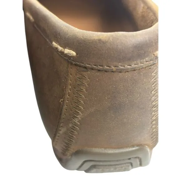 Frye Men's Lewis Venetian Tan Leather  Driving Shoe Size 10.5