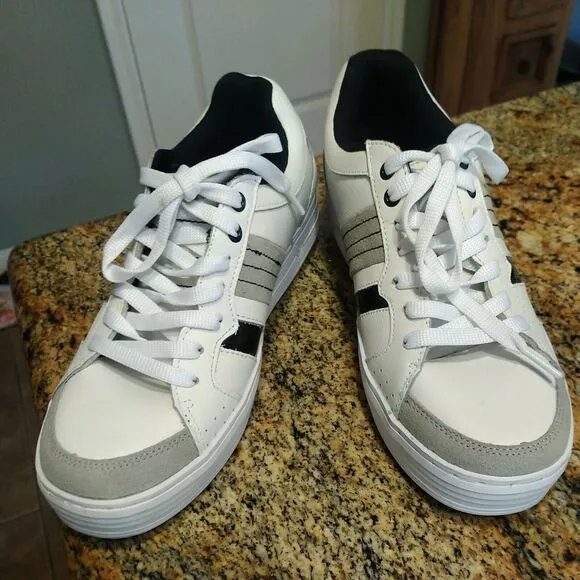 GDefy by Gravity Defyer Men Walking Shoes Size 8 White/Gray NEW