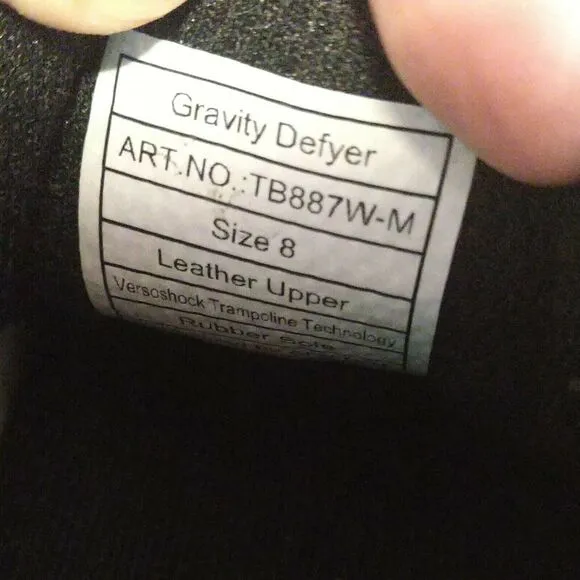 GDefy by Gravity Defyer Men Walking Shoes Size 8 White/Gray NEW