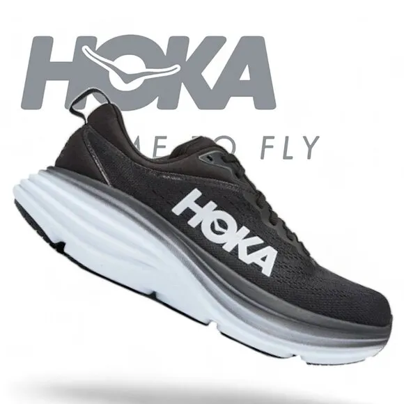 Gently Used Bondi 8 Running Shoes by Hoka