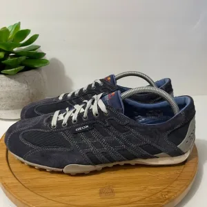 Geox Resprira Red Bull Low Top Racing Sneakers Leather Athletic Shoes Size US 11