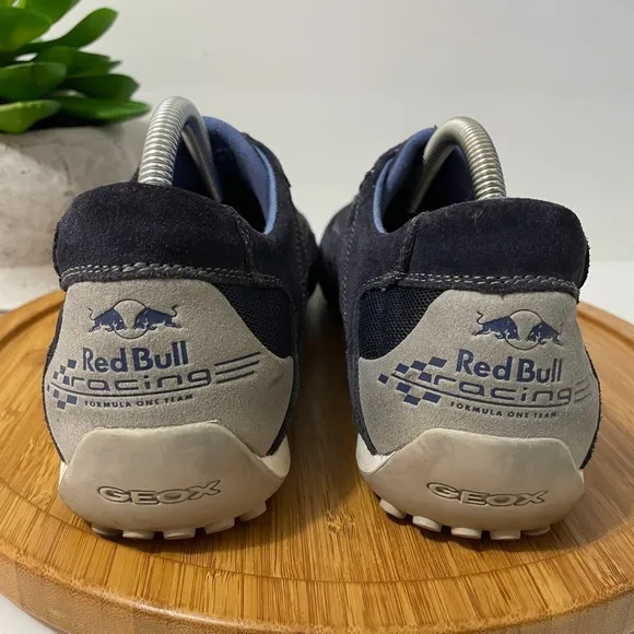 Geox Resprira Red Bull Low Top Racing Sneakers Leather Athletic Shoes Size US 11
