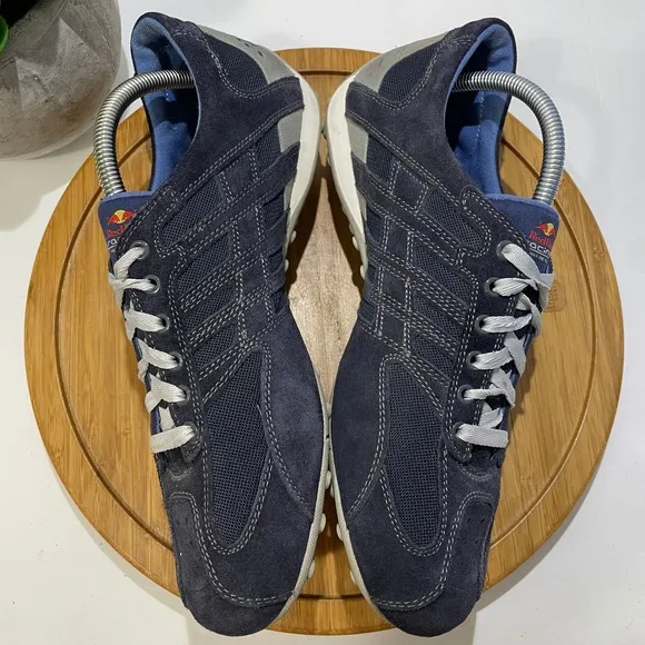 Geox Resprira Red Bull Low Top Racing Sneakers Leather Athletic Shoes Size US 11