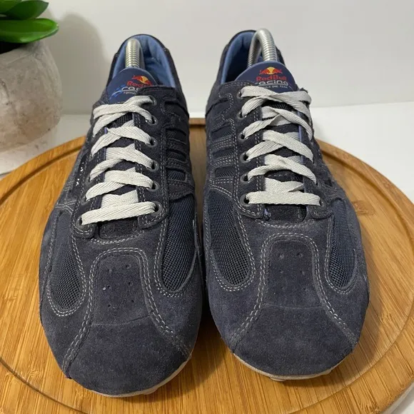 Geox Resprira Red Bull Low Top Racing Sneakers Leather Athletic Shoes Size US 11