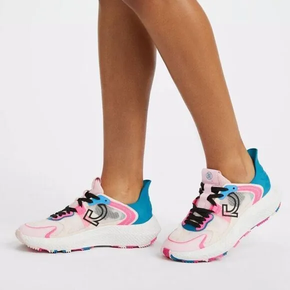 G/FORE WOMENS RIPSTOP MG4X2 CROSS TRAINER GOLF SHOES PETROL WHITE PINK BLUE SIZE