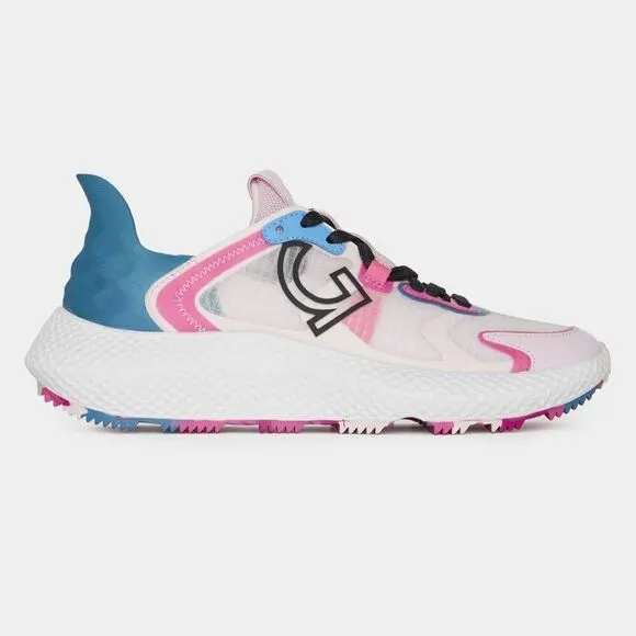 G/FORE WOMENS RIPSTOP MG4X2 CROSS TRAINER GOLF SHOES PETROL WHITE PINK BLUE SIZE