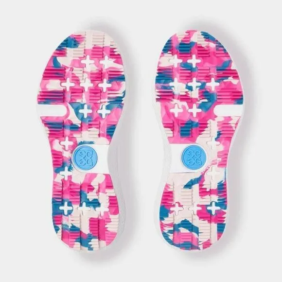 G/FORE WOMENS RIPSTOP MG4X2 CROSS TRAINER GOLF SHOES PETROL WHITE PINK BLUE SIZE