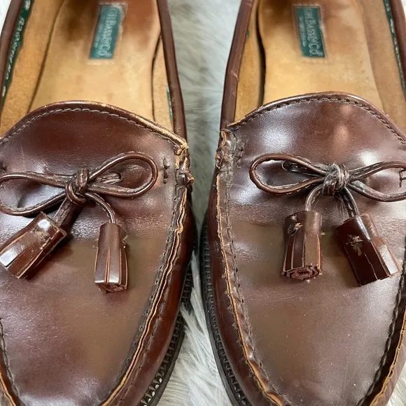 G.H. Bass &amp; Co. Brown Leather Loafers with Tassels