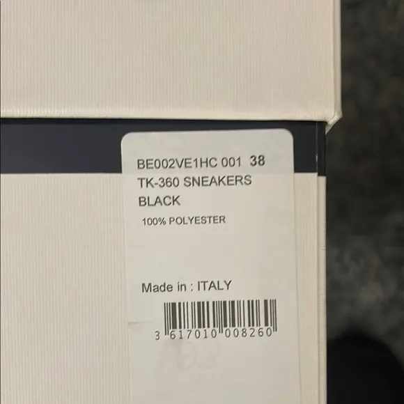 Givenchy Black Sneakers Sleek Modern Design