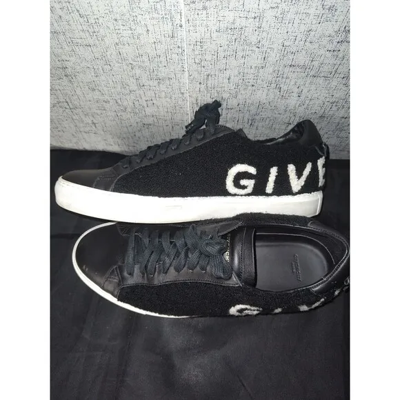 Givenchy Paris Reverse Letter Towel Sneaker Sz 43