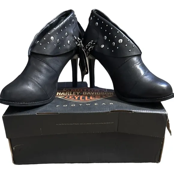Harley-Davidson Women's Lena Black Boots- Size 6 - NWT