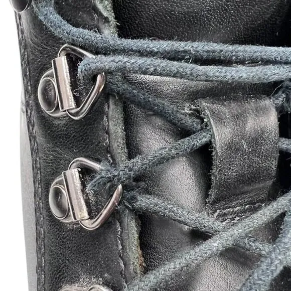 Helm Boots Men's SZ 9.5 M Cole Black Leather Lace Up Ankle Chukka Boots Shoes