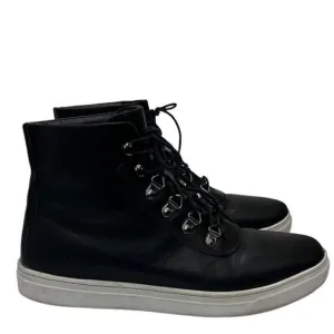 Helm Boots Men's SZ 9.5 M Cole Black Leather Lace Up Ankle Chukka Boots Shoes