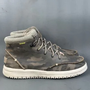 Heydude Men's Hey Dude Bradley Woodland Camo sneaker shoes size 10
