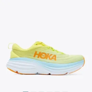 Hoka Bondi 8 Yellow Running Shoes