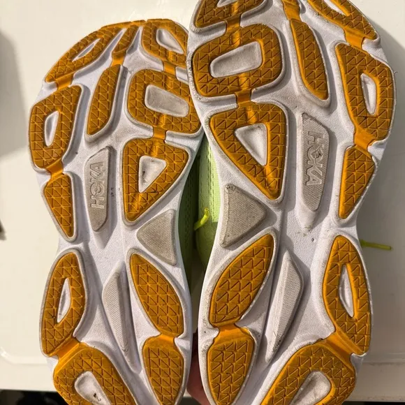 Hoka Bondi 8 Yellow Running Shoes