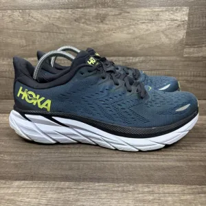 Hoka Clifton 8 Green Mens US Size 10 EUR 44 1119393 BCBT Running Shoes