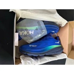 Hoka Clifton 9 GTX Dazzling Blue Evening Sky Running Shoes Sneakers 12