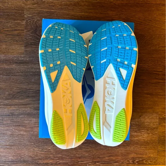 Hoka Men's Athletic Shoes - Blue and Yellow