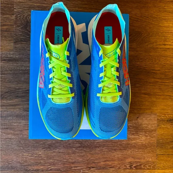 Hoka Men's Athletic Shoes - Blue and Yellow