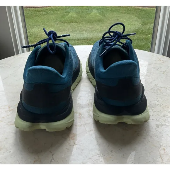 Hoka One M Mach 4 Men’s Size 10D 1113528 BCBLC Blue Coral Black Running Shoes