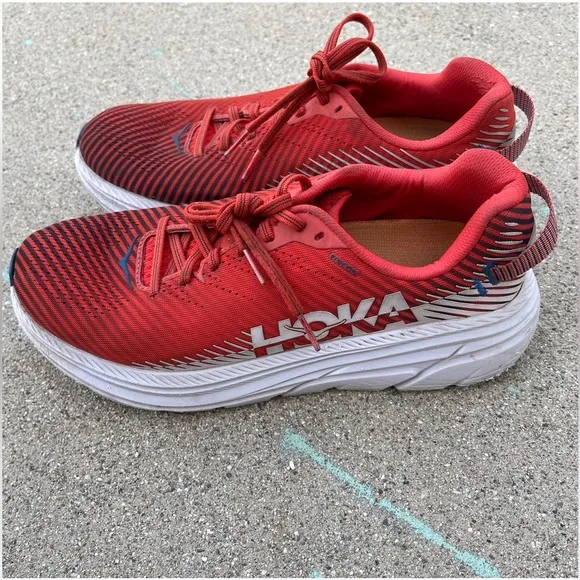 Hoka One Mens Rincon 2 Running Shoes Size 8.5 Preowned activewear