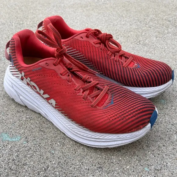 Hoka One Mens Rincon 2 Running Shoes Size 8.5 Preowned activewear