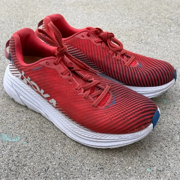 Hoka One Mens Rincon 2 Running Shoes Size 8.5 Preowned activewear