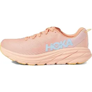 HOKA ONE ONE $210 Rincon 3 Road Running Shoes ShellCoralPeach Parfait Size 6.5B