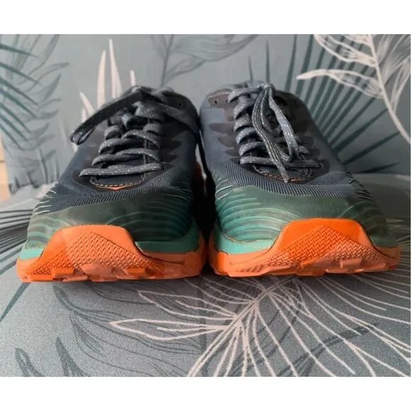 Hoka One One blue orange TORRENT 2 Running Gym Shoes Sneakers women’s 9