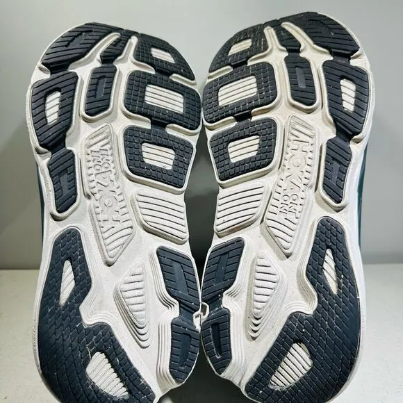 Hoka One One Bondi 7 Men's Size 10 4A Running Shoes Wild Dove Dark Shadow