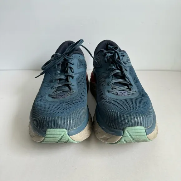 Hoka One One Bondi 7 Mens Sneakers Blue Athletic Running Shoes Size 12