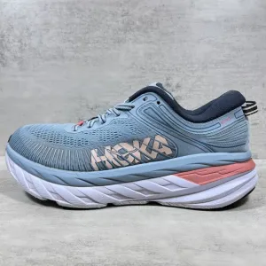 Hoka One One Bondi 7 Running Shoes - Women's Size 9 - Blue